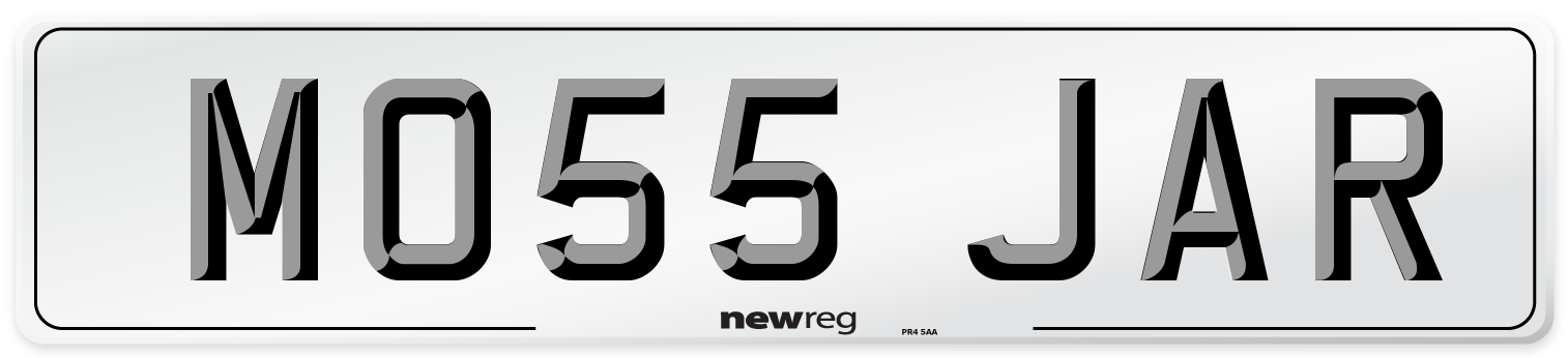 MO55 JAR Number Plate from New Reg